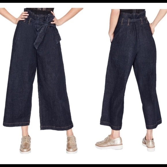 RACHEL Rachel Roy Denim - Rachel Roy Denim, Paperbag High Waisted Capri Jeans, sz 28